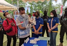 BNNP Sultra Kembali Musnahkan 966 Gram Sabu BNNP Sultra Kembali Musnahkan 966 Gram Sabu