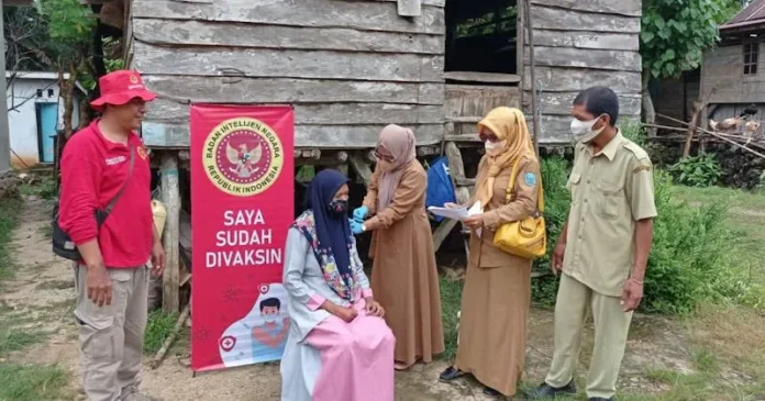Gencar Lakukan Vaksinasi Gratis, BIN Sultra Tuntaskan 5 Ribu Dosis