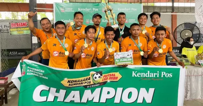 Zonasultra FC Juarai Liga Media VI Kendari Pos Konasara 2021