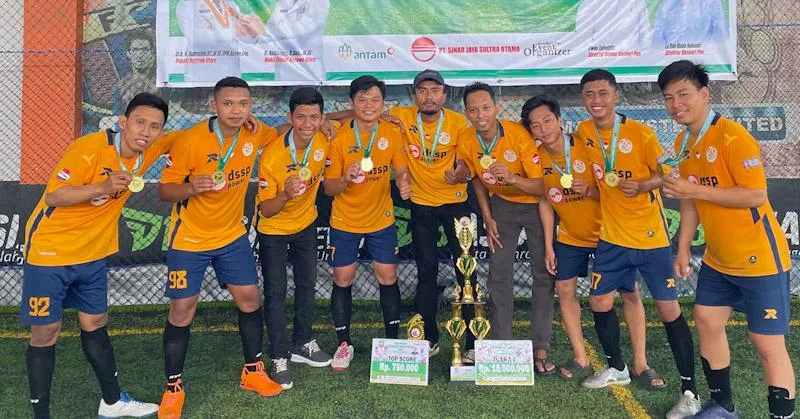 Zonasultra FC Juarai Liga Media VI Kendari Pos Konasara 2021