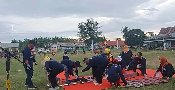 Camat Wonggeduku Barat Kukuhkan Tim Penyelamat Desa