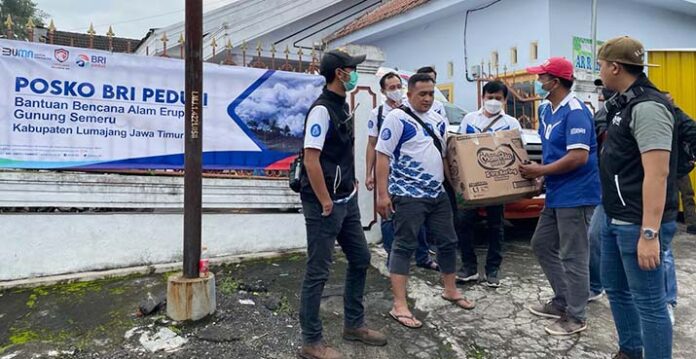 Erupsi Semeru, BRI Kerahkan Mobil Evakuasi dan Bangun Posko Bantuan