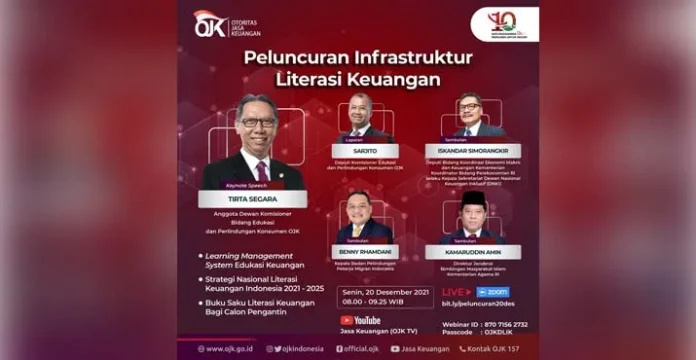 OJK Luncurkan Strategi Nasional Literasi Keuangan Indonesia 2021-2025