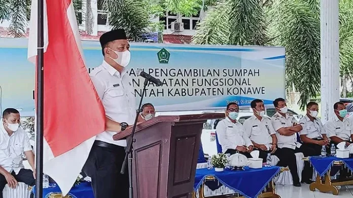 Tingkatkan Pelayanan Publik, Pemkab Konawe Lantik 294 Pejabat Fungsional