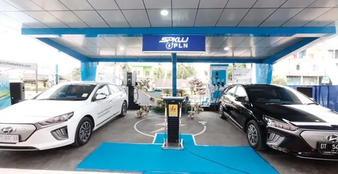 Stasiun Pengisian Kendaraan Listrik di Sultra Resmi Beroperasi