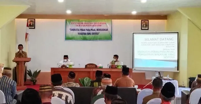 Wujudkan Wakatobi Sentosa, FKUB Wakatobi Gelar Rapat Koordinasi