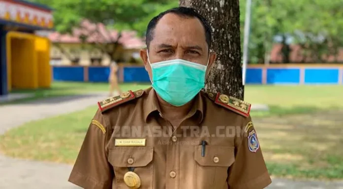 Kepala Dinas Kesehatan (Dinkes) Mubar LM Ishar Masiala