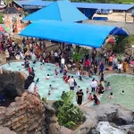 Libur Tahun Baru, Mantara Waterpark Kendari Dipadati Pengunjung