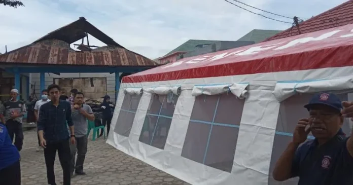 Dinsos Kendari Buka Layanan dengan Mendirikan Tenda Darurat