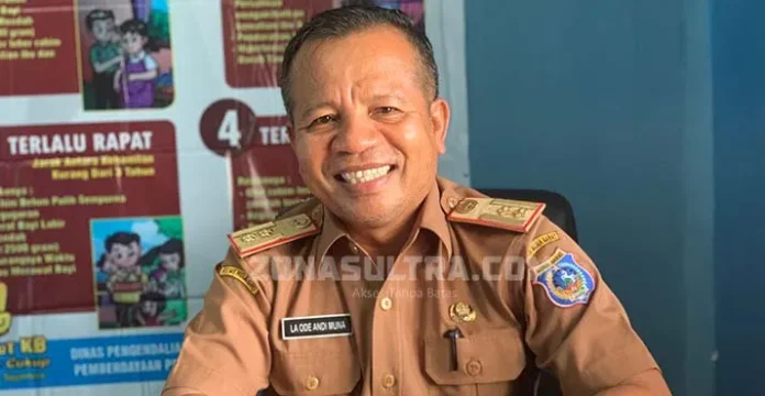 Kepala DPPKBP3A Mubar, La Ode Andi Muna
