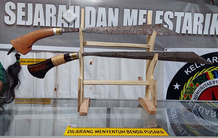 Meriahkan Pameran HPN, Puluhan Pusaka Suku Tolaki Ditampilkan