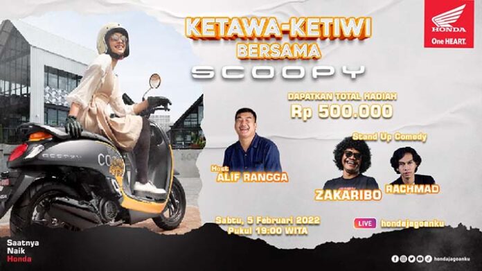 Ikuti Kemeriahan Scoopy Live pada Akun Instagram Hondajagoanku