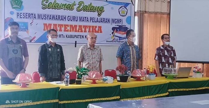 Dikbud Konawe Apresiasi MGMP Matematika Tingkat SMP/MTS