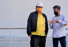 Dukung Industri Perkapalan Indonesia, Menko Airlangga Kunjungi PT DRU yang Memproduksi KRI Teluk Palu Dukung Industri Perkapalan Indonesia, Menko Airlangga Kunjungi PT DRU yang Memproduksi KRI Teluk Palu