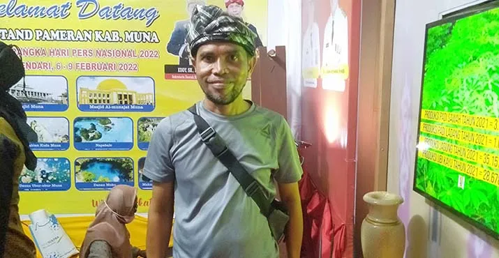 Koordinator Pameran bagian Ekonomi Pemerintah Kabupaten (Pemkab) Muna, Zulfakar