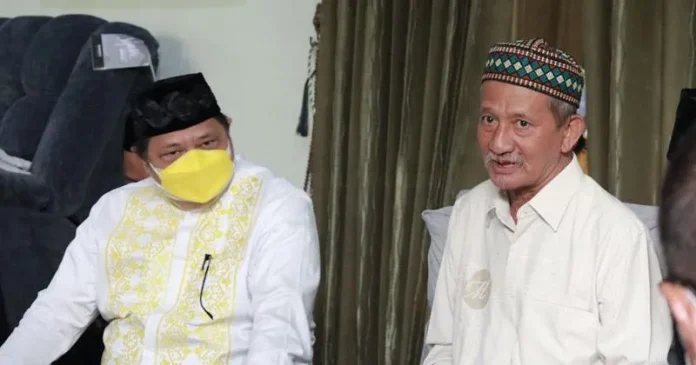 Berkunjung ke Ponpes Bumi Shalawat, Ini yang Dibahas Airlangga Hartato dan KH Ali Masyhuri