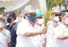 Kunker ke Lampung, Menko Airlangga Resmikan Pasar Pulung dan Tinjau Ketersediaan Pangan Kunker ke Lampung, Menko Airlangga Resmikan Pasar Pulung dan Tinjau Ketersediaan Pangan