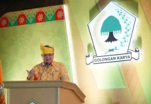 Golkar Bertekad Kuningkan Pulau Sumatera pada Pemilu 2024 Ketua Umum DPP Partai Golkar Airlangga Hartarto