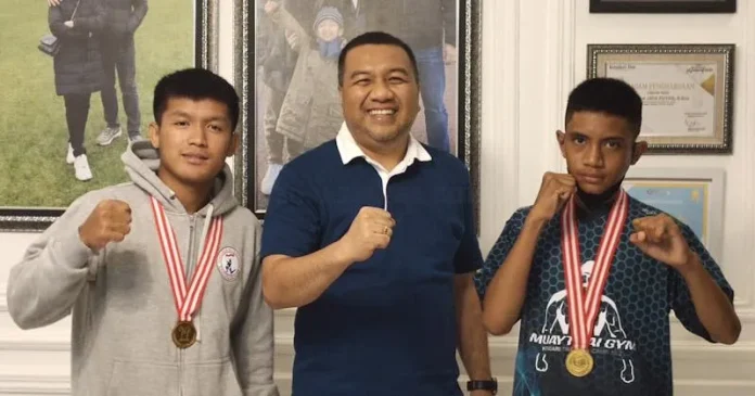 AJP Santuni Dua Atlet Muay Thai yang Bakal Berlaga di Kompetisi Nasional