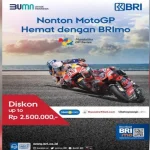 Ini Cara Dapat Potongan Harga Tiket MotoGP di Mandalika Lewat BRI Mobile Ini Cara Dapat Potongan Harga Tiket MotoGP di Mandalika Lewat BRI Mobile