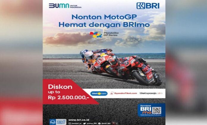 Ini Cara Dapat Potongan Harga Tiket MotoGP di Mandalika Lewat BRI Mobile