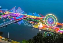 Pesona Anjungan Teluk Kendari dengan Berbagai Keunggulannya Wali Kota Kendari saat meresmikan destinasi wisata Anjungan Teluk Kendari.