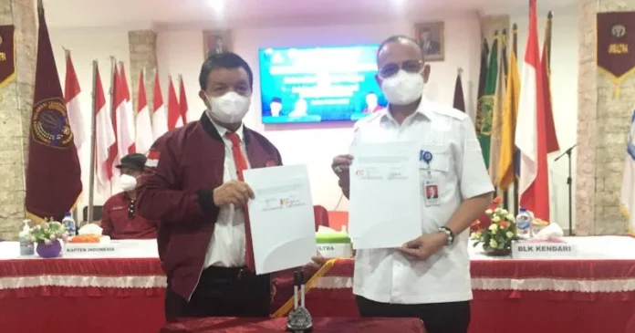 Unsultra Teken MoU dengan BLK Kendari dan Kapten Indonesia