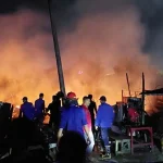 Gegara Rokok, Kios-kios Pengecer Bensin di Kendari Hangus Dilalap Api Gegara Rokok, Kios-kios Pengecer Bensin di Kendari Hangus Dilalap Api