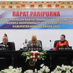 KSK Paparkan Prestasi Kepemimpinannya dalam Rapat Paripurna HUT Konawe ke-62 KSK Paparkan Prestasi Kepemimpinannya dalam Rapat Paripurna HUT Konawe ke-62