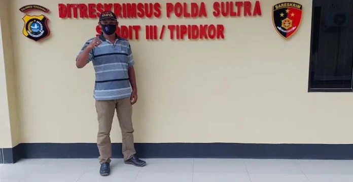 Kades Laonti Dilaporkan ke Polda Sultra Atas Dugaaan Penyelewengan Dana Desa