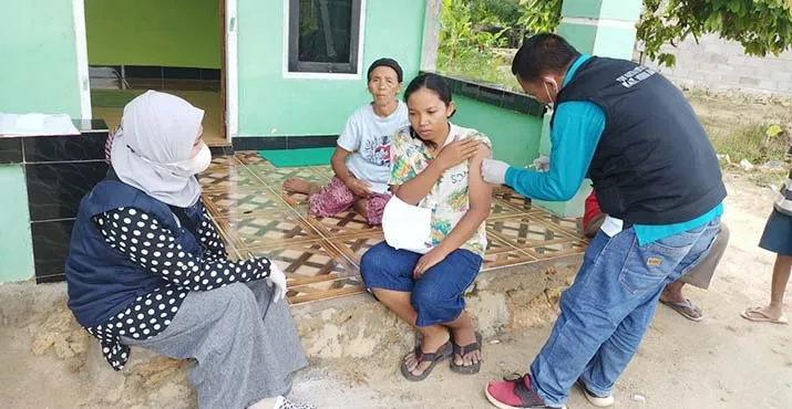Percepat Vaksinasi Dosis Kedua, Pemkab Mubar Door to Door ke Rumah Warga