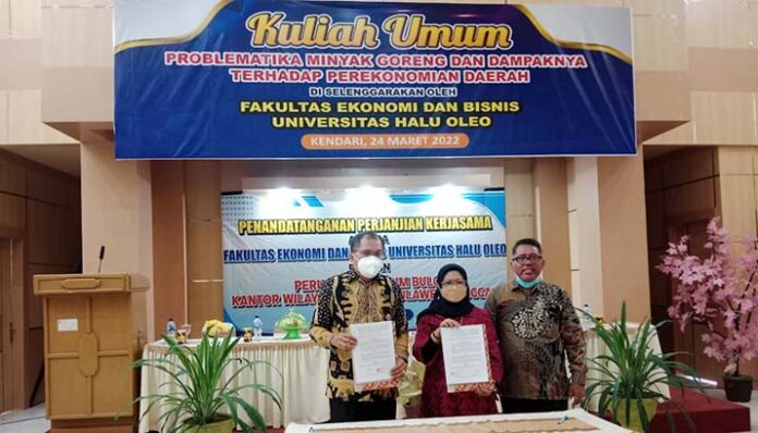 FEB UHO Jadi Pilot Project Penyaluran Komoditi