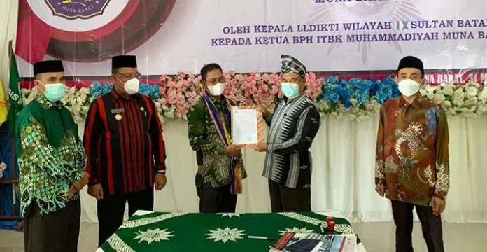 Pendirian ITBK Muhammadiyah Muna Barat Dapat Izin dari Kemdikbudristek