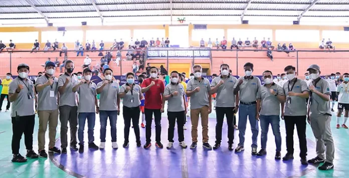 Ketum AFP Sultra Resmikan Liga Futsal Nusantara U-23 2022 di Kendari