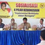 Ridwan Bae Sosialisasikan Empat Pilar Kebangsaan di Kelurahan Rahandouna Ridwan Bae Sosialisasikan Empat Pilar Kebangsaan di Kelurahan Rahandouna