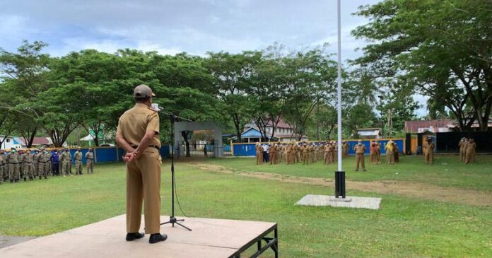 Gegara Malas Ikut Apel, Pemberian SK 100 Persen CPNS Mubar Bakal Ditunda