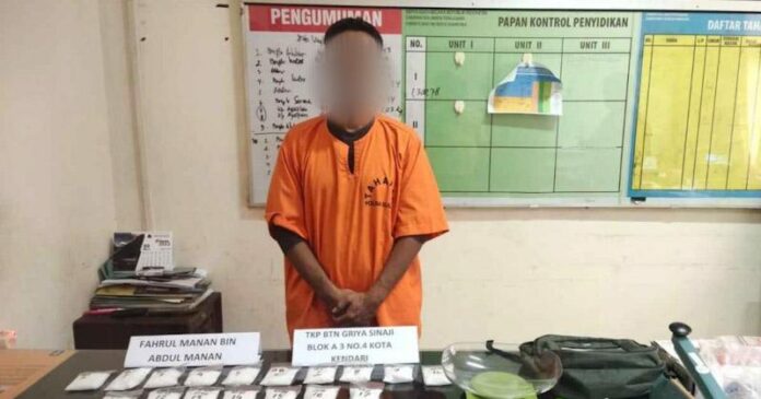 Polisi Temukan 1 Kg Narkoba di Rumah Kosong di Kendari