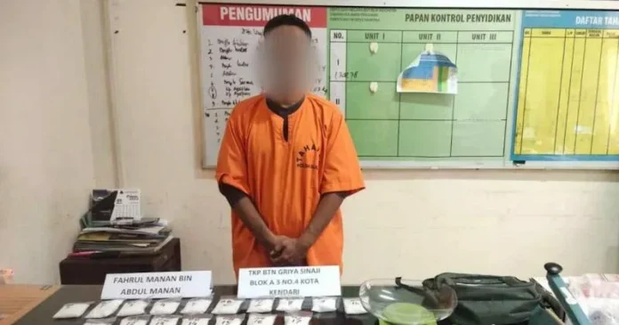 Polisi Temukan 1 Kg Narkoba di Rumah Kosong di Kendari