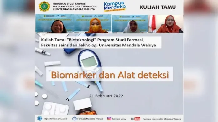Prodi Farmasi UMW Kendari Gelar Kuliah Tamu Bahas Biomarker dan Alat Diagnostik