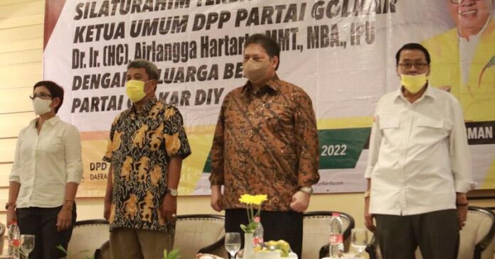 Ketum Airlangga Targetkan Yogyakarta Jadi Lumbung Suara Golkar pada Pemilu 2024