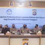 Penyidik Polda Sultra Dilatih Peningkatan Layanan Bahasa dan Hukum Penyidik Polda Sultra Dilatih Peningkatan Layanan Bahasa dan Hukum