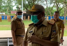 Pemkab Mubar Target Vaksinasi Dosis Kedua Segera Capai 70 Persen LM Husein Tali