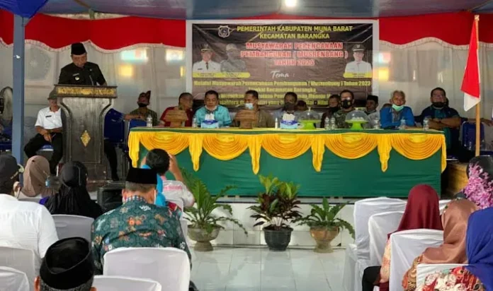 Gelar Musrenbang, Kecamatan Barangka Prioritaskan Pembenahan Jalan dan Wisata Matakidi