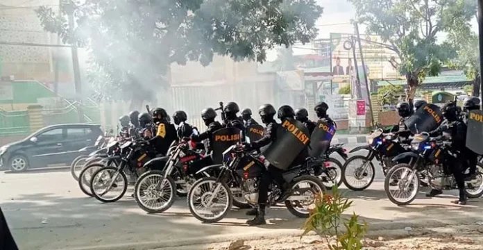 Unjuk Rasa 11 April di Kendari, Polisi Amankan 10 Demonstran