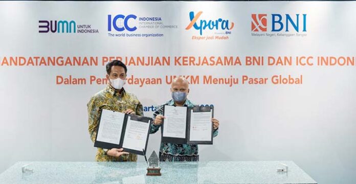 Dorong UMKM Kembangkan Produk ke Pasar Global, BNI Xpora Gandeng ICC Indonesia