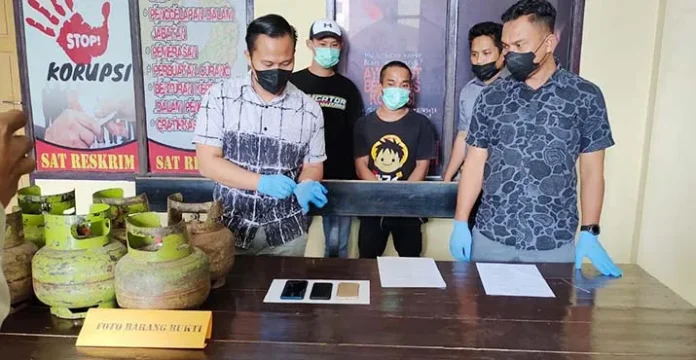 Polres Kolut Bekuk Pencuri Tabung Gas dan Ponsel