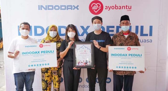 Indodax Gandeng Ayobantu Adakan Program CSR Ramadan