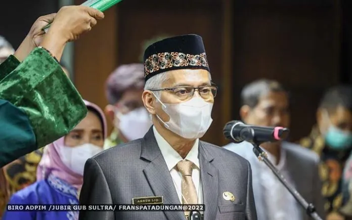 Ali Mazi Lantik Asrun Lio Jadi Pj Sekda Sultra di Jakarta