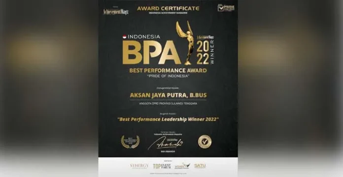 AJP Dapat Penghargaan Best Leadership 2022 dari Indonesia Achievement Magazine