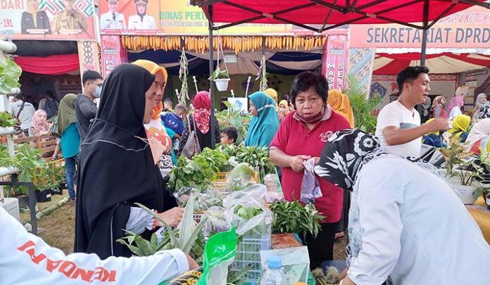 Pasar Tani Hiasi Stand Expo Dinas Pertanian Kota Kendari